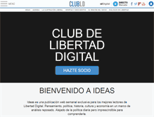 Tablet Screenshot of clublibertaddigital.com